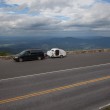 the little guy at an overlook on Skyline Drive
